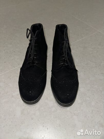 Ботинки замшевые женские 39р