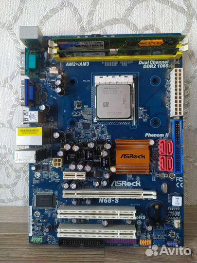 Материнская плата + процессор Athlon 2