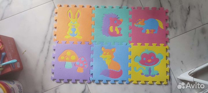 Детский коврик пазл