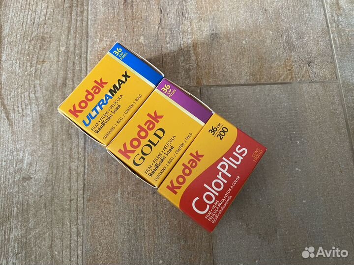 Фотопленки kodak colorplus gold ultramax 35мм