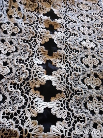 Накидка (шазюбль) из вологодского кружева. 70-е г