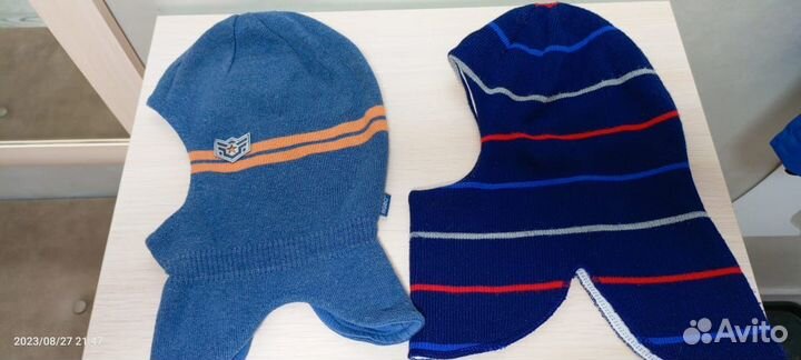 Шапка шлем осень/весна