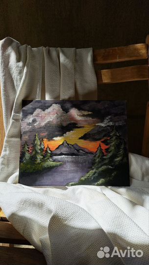 Картина маслом на холсте пейзаж