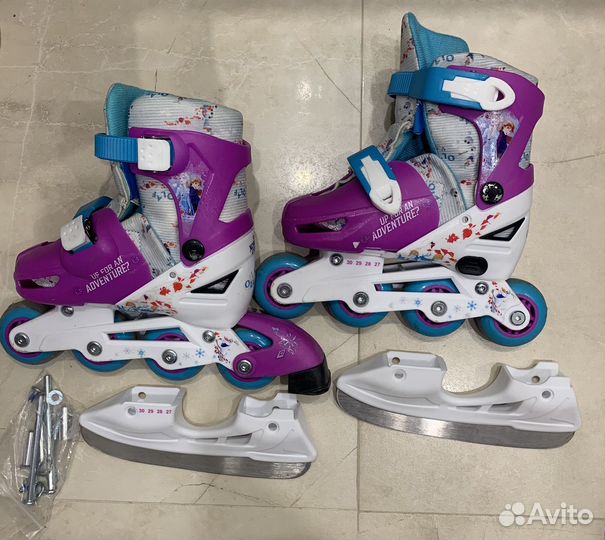 Роликовые коньки детские 27-30 размер