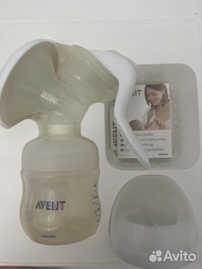 Молокоотсос avent+2 бутылочки