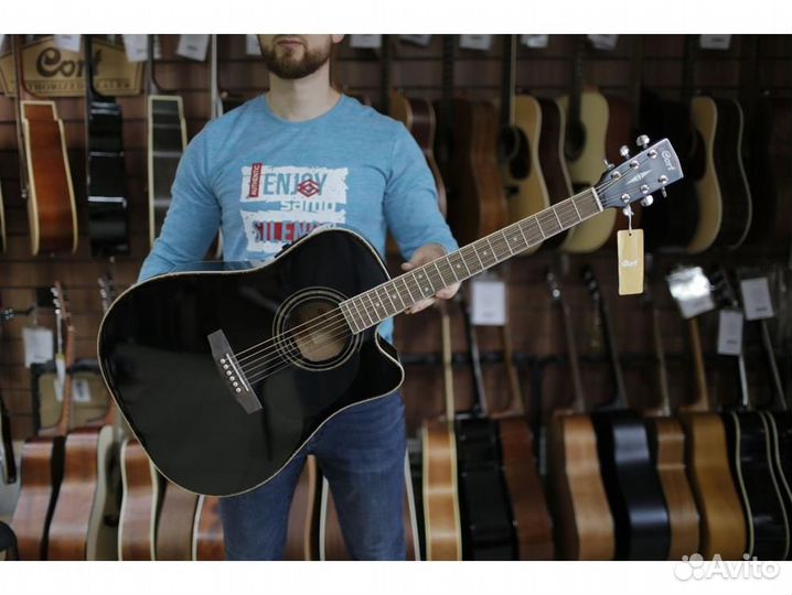 Cort AD880CE-BK электроакустическая гитара