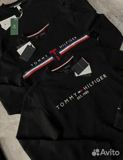 Свитшот Tommy Hilfiger трехнитка мужской