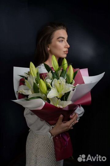 Букет из лилий