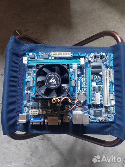 Материнская плата с процессором