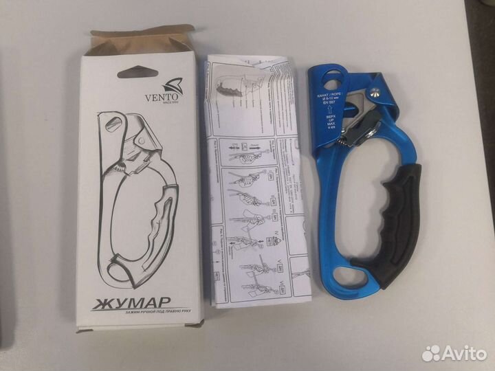 Зажим венто жумар веревочный арт22462а