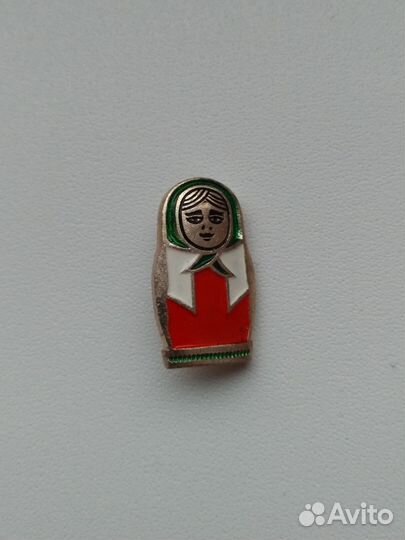 Значок Матрёшка СССР