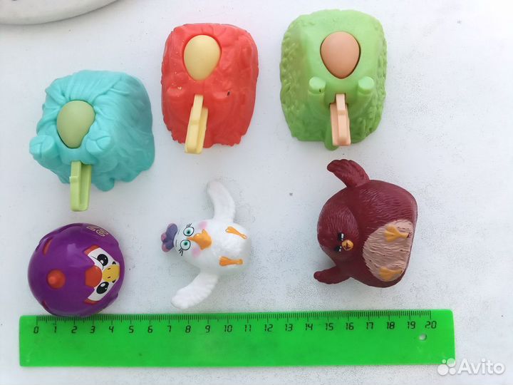 McDonald's фигурки angry birds с пусковым механизм