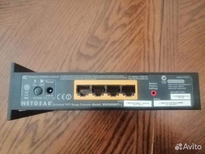 Wifi повторитель netgear wn 2000 rpt 2