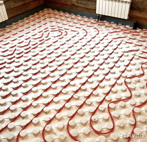 Разводка труб, монтаж теплого пола, сантехник