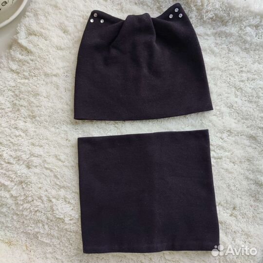 Комплект шапочка кошка и снуд