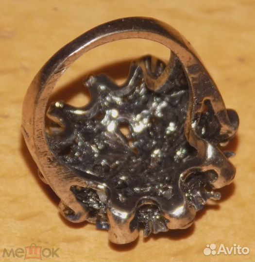 Кольцо Тёмно-синее Размер 17