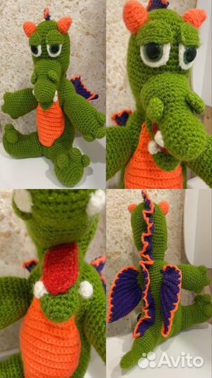 Новый вязаный дракон
