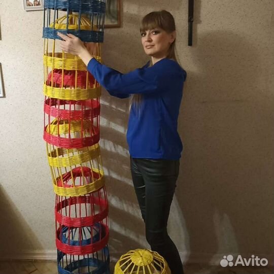 Абажуры светильники бра плетёные