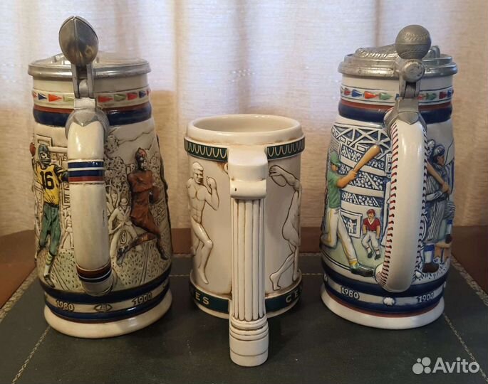 Редкие пивные коллекционные кружки, спорт, США