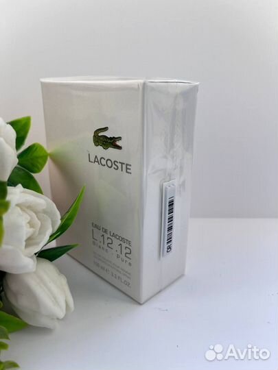 Парфюм мужской Lacoste L.12.12 Blanc – Pure (Euro)