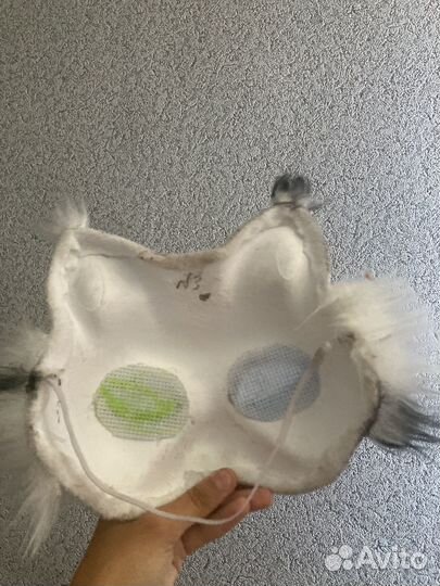 Маска для квадробики с мехом