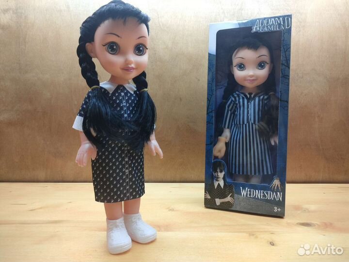 Кукла Уэнсдей / Венсдей 35см Новые