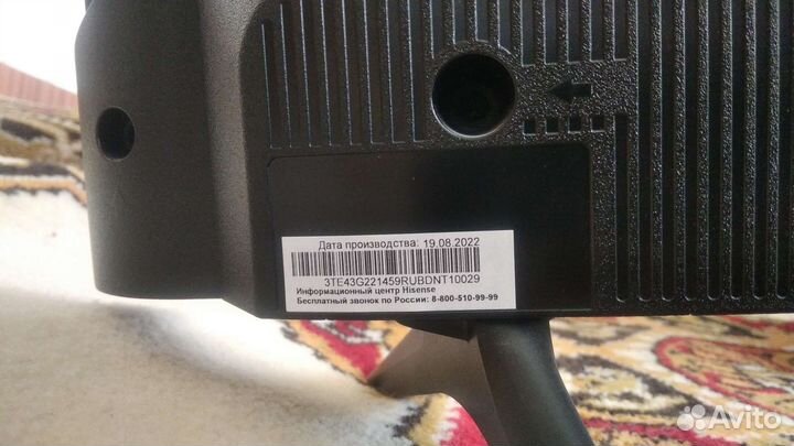 Телевизор hisense smart tv на запчасти
