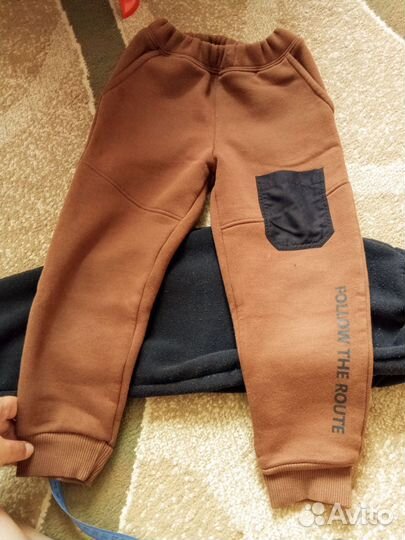 Утеплённые штаны и джинсы на 2-3,5 года