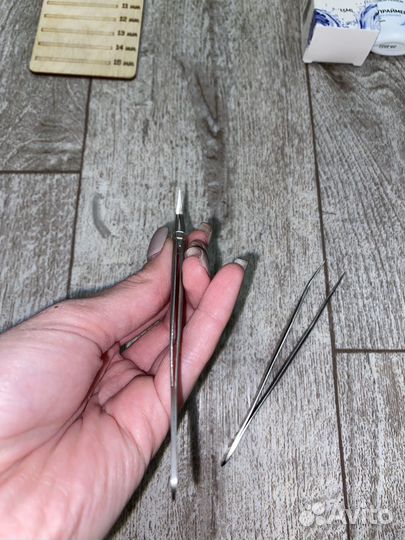 Пинцет для наращивания ресниц