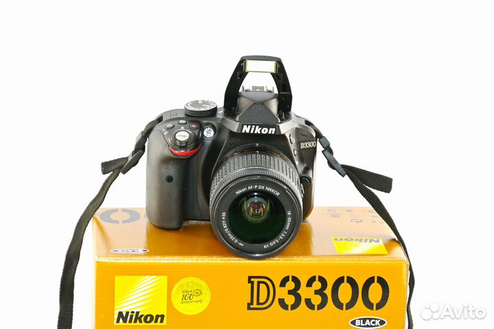 Nikon D3300 24.2MP зеркалка Kit AF-P VR 18-55
