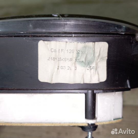 Щиток приборов логан