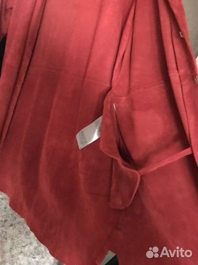 46/48 uterque замшевый кардиган