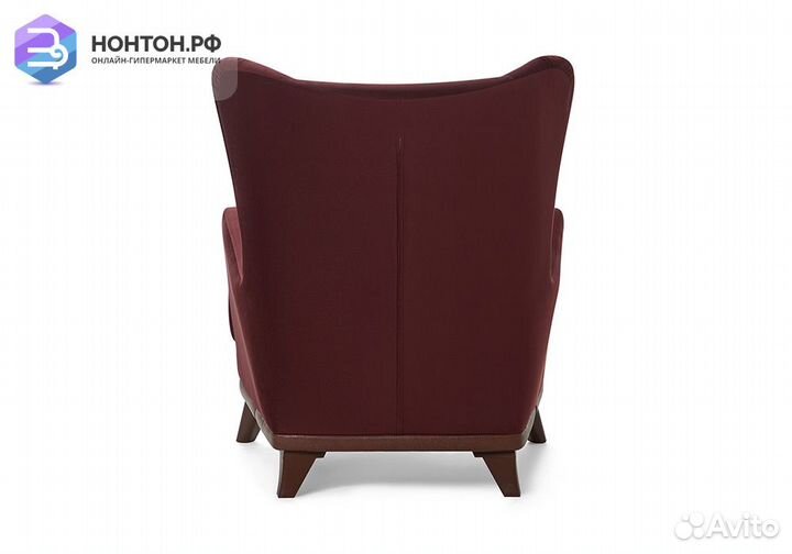Кресло Людвиг темно-вишневое