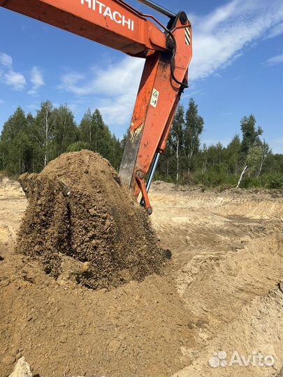 Песок для поднятия участка