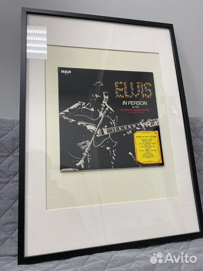 Идеальный подарок - винил Elvis Presley в рамке