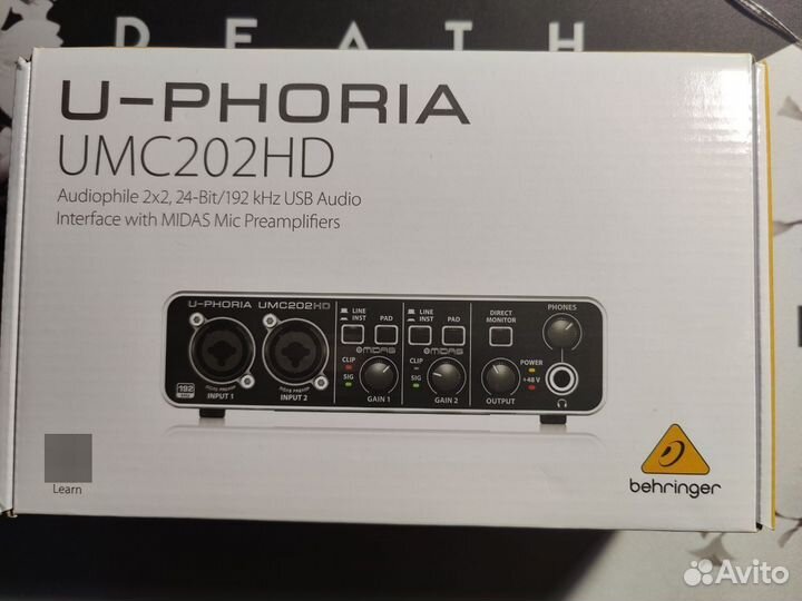Behringer u phoria umc202hd