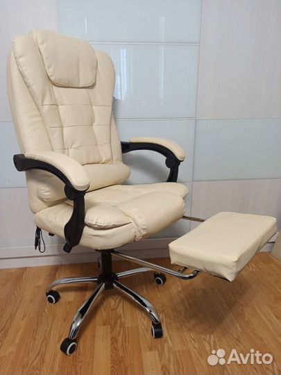 Кожаное кресло с массажем новые доставка беспл
