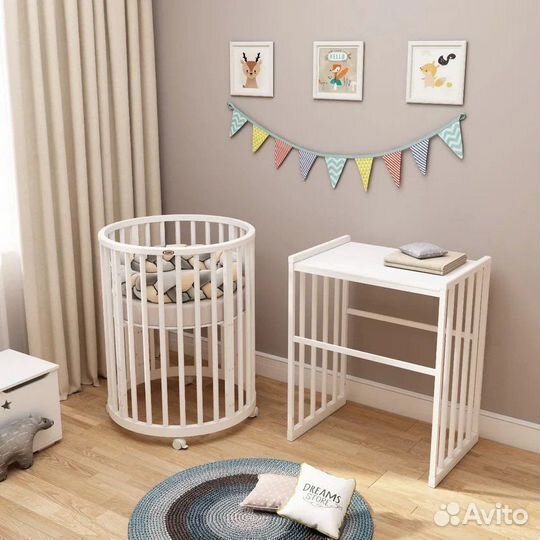 Детская кроватка трансформер 7в1