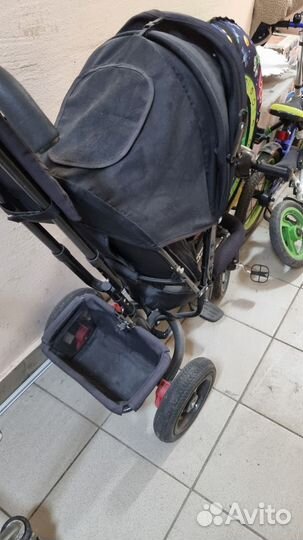 Велосипед коляска с ручкой