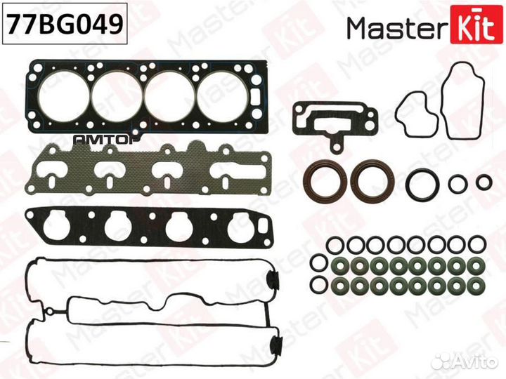 Masterkit 77BG049 Комплект прокладок верхний гбц M
