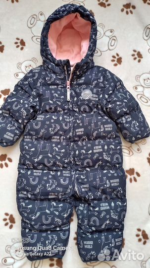 Комбинезон для девочки демисезонный 68
