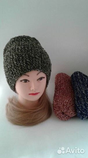 Шапочки махровые Бини