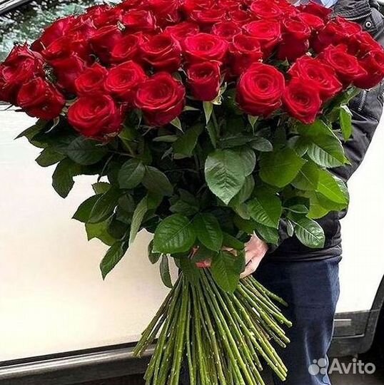 Высокие розы Букеты с доставкой