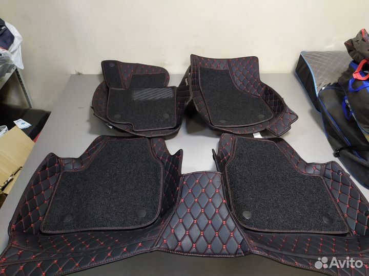 3D Коврики Audi Салон Багажник из Экокожи