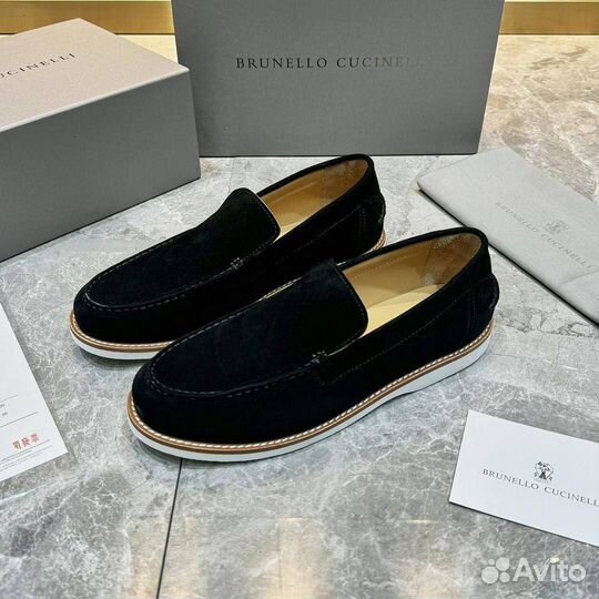 Лоферы* мокасины мужские Brunello Cucinelli
