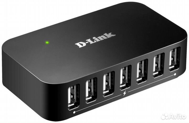 USB 2.0 хаб 7 портов D-Link DUB-H7 (б/у)