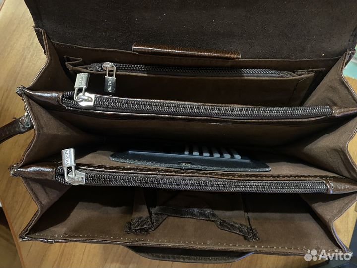 Борсетка сумка кожаная