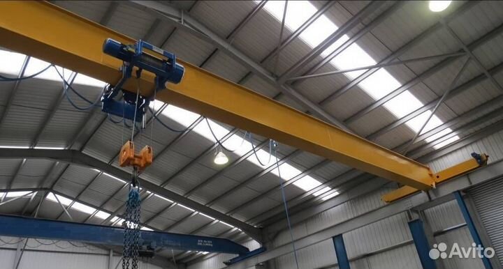 Кран опорный для цеха с установкой
