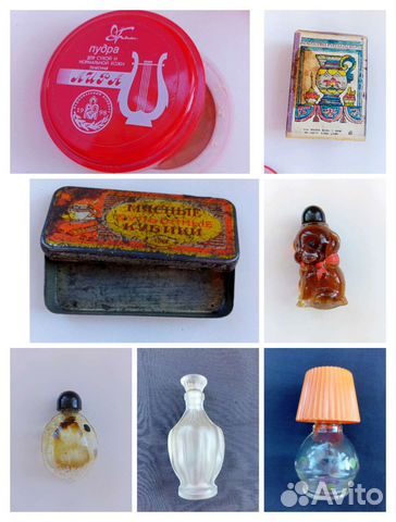 Флаконы, одеколон, коробочки.Винтаж
