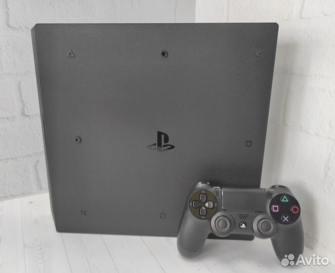 PS4 PRO стандартный комплект + коробка